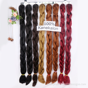 82inch ultra braid kanekalones extension jumbo synthetic  ombre premium 3x original hair ultra hair braid